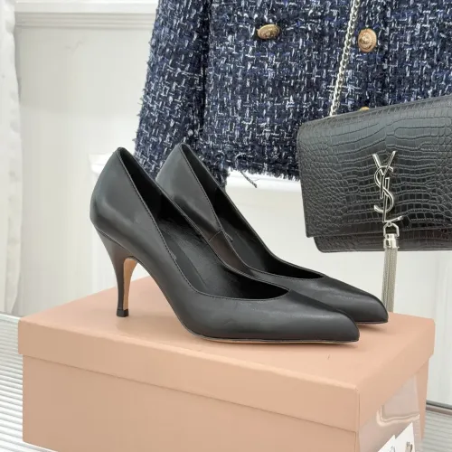 Cheap MIU MIU High-Heeled Shoes For Women #1432835, $$112.00 USD On MIU MIU High-Heeled Shoes