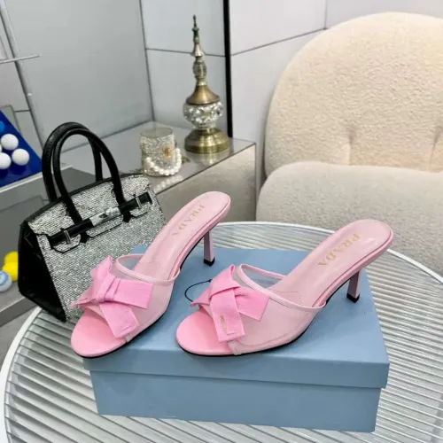 Replica Prada Slippers For Women #1432870 $80.00 USD for Wholesale