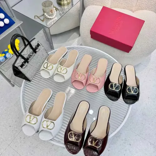 Replica Valentino Slippers For Women #1432877 $85.00 USD for Wholesale