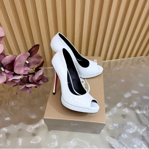 Cheap Christian Louboutin High-heeled shoes For Women #1432937, $$122.00 USD On Christian Louboutin High-heeled shoes