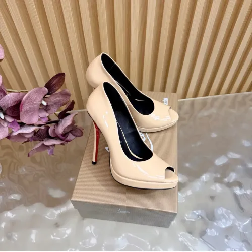 Cheap Christian Louboutin High-heeled shoes For Women #1432938, $$122.00 USD On Christian Louboutin High-heeled shoes