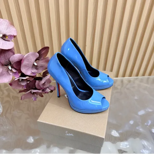 Replica Christian Louboutin High-heeled shoes For Women #1432941 $122.00 USD for Wholesale