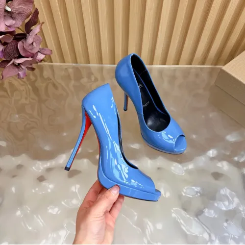 Replica Christian Louboutin High-heeled shoes For Women #1432941 $122.00 USD for Wholesale