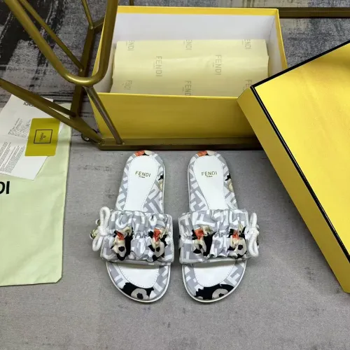 Replica Fendi Slippers For Women #1432945 $82.00 USD for Wholesale
