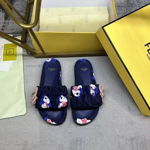 Replica Fendi Slippers For Women #1432951 $82.00 USD for Wholesale