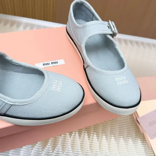 Replica MIU MIU Flat Shoes For Women #1433018 $76.00 USD for Wholesale