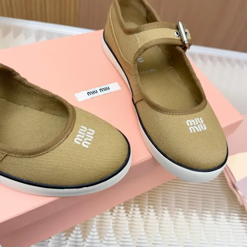 Replica MIU MIU Flat Shoes For Women #1433022 $76.00 USD for Wholesale