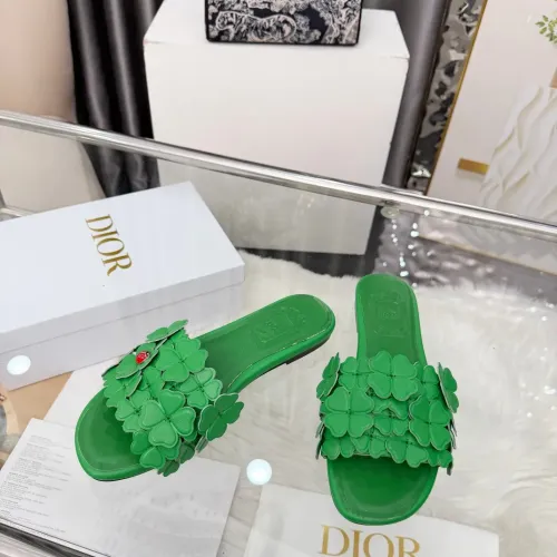 Replica Christian Dior Slippers For Women #1433037 $98.00 USD for Wholesale