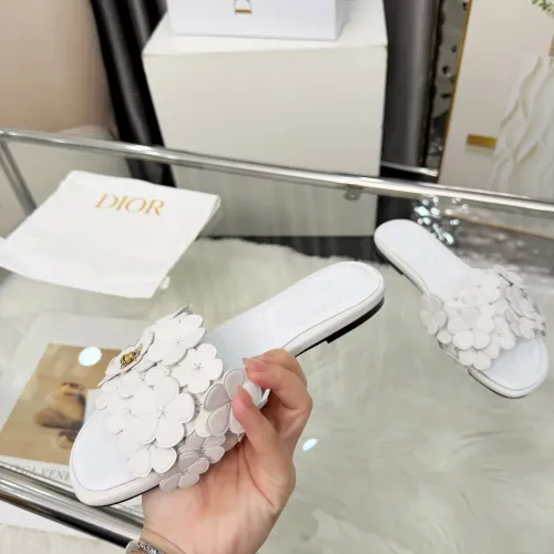 Replica Christian Dior Slippers For Women #1433039 $98.00 USD for Wholesale