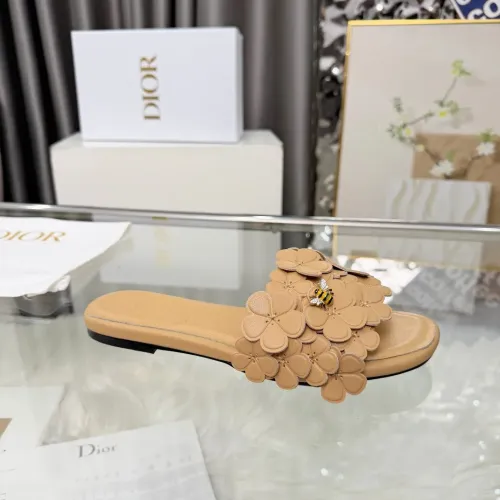 Replica Christian Dior Slippers For Women #1433040 $98.00 USD for Wholesale