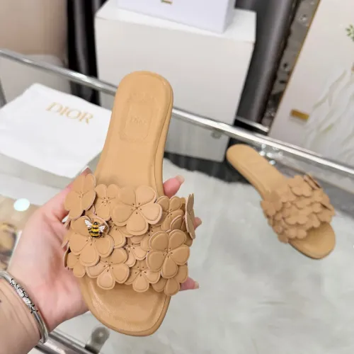 Replica Christian Dior Slippers For Women #1433040 $98.00 USD for Wholesale