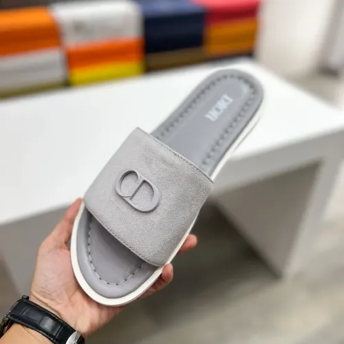 Replica Christian Dior Slippers For Men #1433204 $60.00 USD for Wholesale
