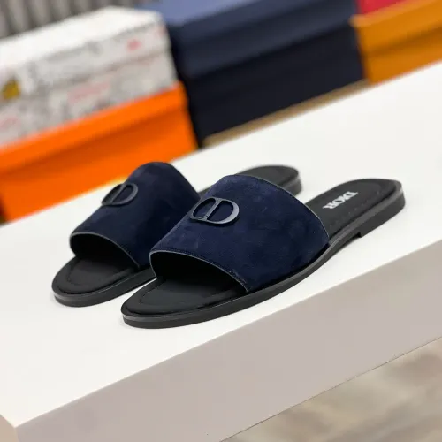Replica Christian Dior Slippers For Men #1433206 $60.00 USD for Wholesale