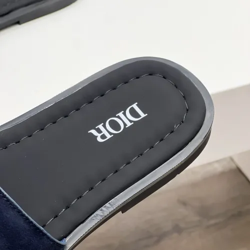 Replica Christian Dior Slippers For Men #1433206 $60.00 USD for Wholesale