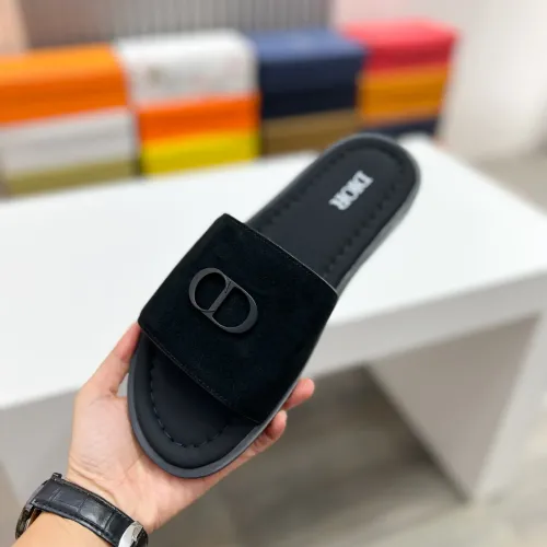 Replica Christian Dior Slippers For Men #1433207 $60.00 USD for Wholesale