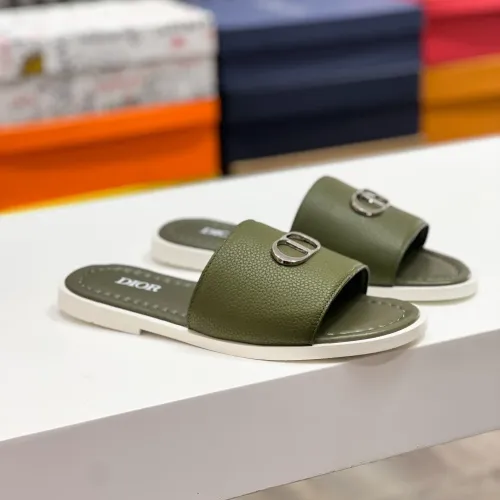 Replica Christian Dior Slippers For Men #1433208 $60.00 USD for Wholesale