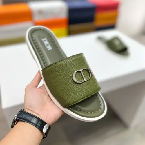 Replica Christian Dior Slippers For Men #1433208 $60.00 USD for Wholesale