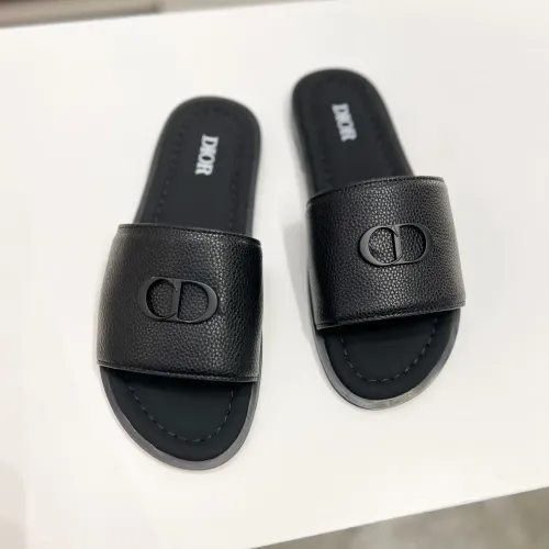 Replica Christian Dior Slippers For Men #1433211 $60.00 USD for Wholesale