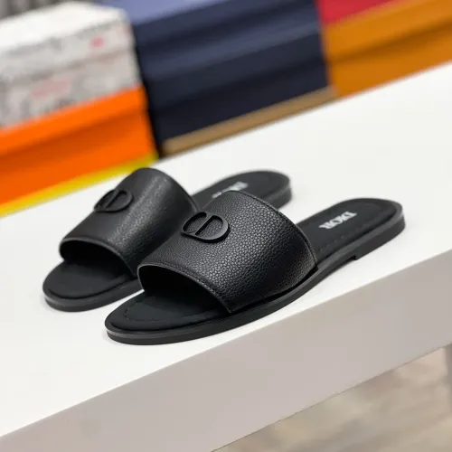 Replica Christian Dior Slippers For Men #1433211 $60.00 USD for Wholesale