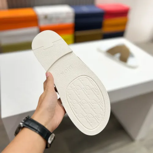 Replica Christian Dior Slippers For Men #1433212 $60.00 USD for Wholesale