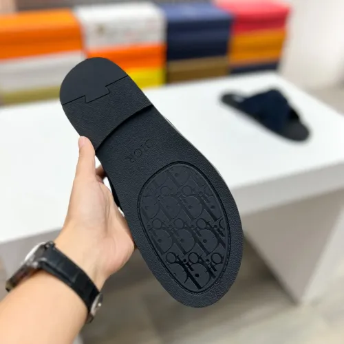 Replica Christian Dior Slippers For Men #1433214 $60.00 USD for Wholesale