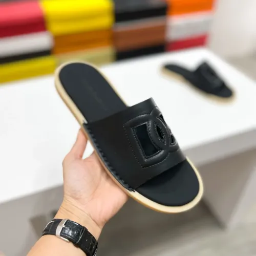 Replica Dolce & Gabbana D&G Slippers For Men #1433234 $64.00 USD for Wholesale