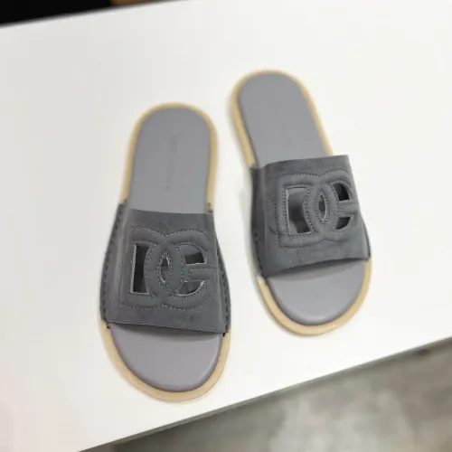 Replica Dolce & Gabbana D&G Slippers For Men #1433243 $64.00 USD for Wholesale