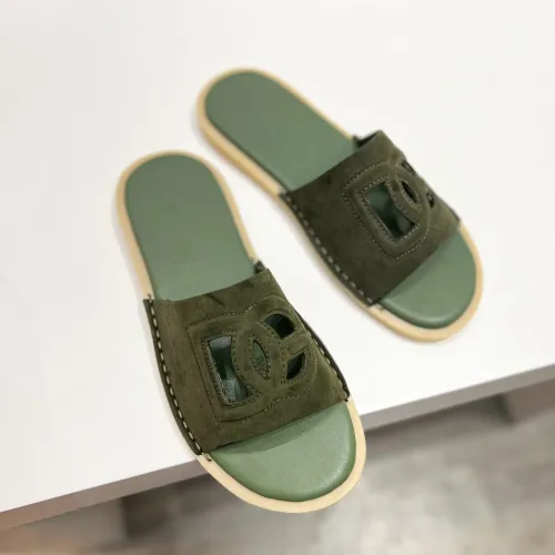 Cheap Dolce &amp; Gabbana D&amp;G Slippers For Men #1433244, $$64.00 USD On Dolce &amp; Gabbana D&amp;G Slippers