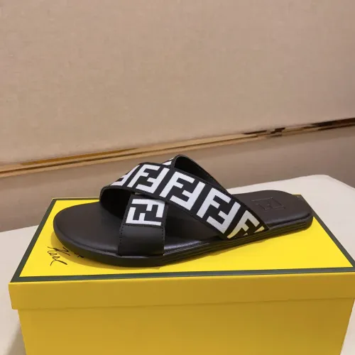 Replica Fendi Slippers For Men #1433317 $45.00 USD for Wholesale