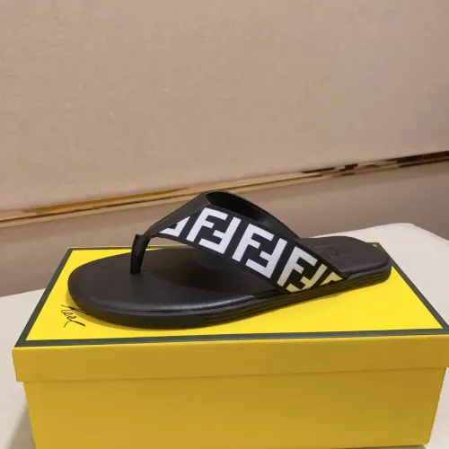 Replica Fendi Slippers For Men #1433323 $45.00 USD for Wholesale