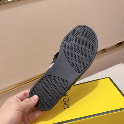 Replica Fendi Slippers For Men #1433323 $45.00 USD for Wholesale