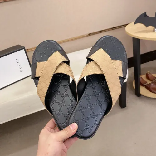 Replica Gucci Slippers For Men #1433333 $48.00 USD for Wholesale