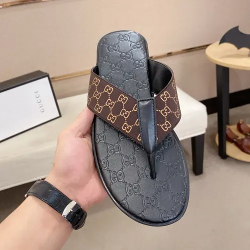 Replica Gucci Slippers For Men #1433335 $48.00 USD for Wholesale