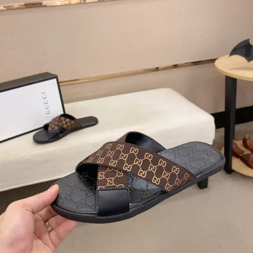 Replica Gucci Slippers For Men #1433336 $48.00 USD for Wholesale