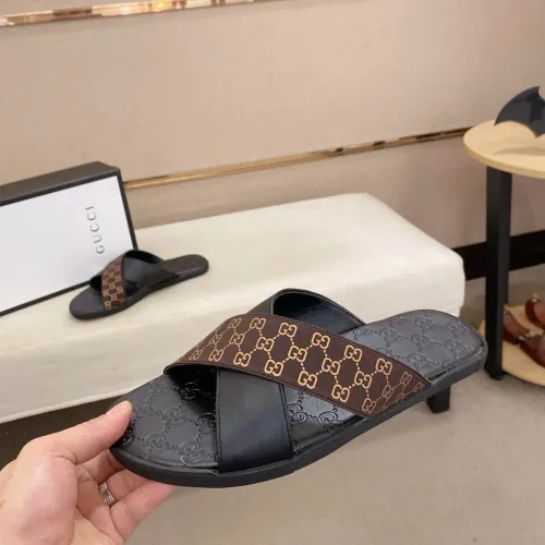 Replica Gucci Slippers For Men #1433337 $48.00 USD for Wholesale
