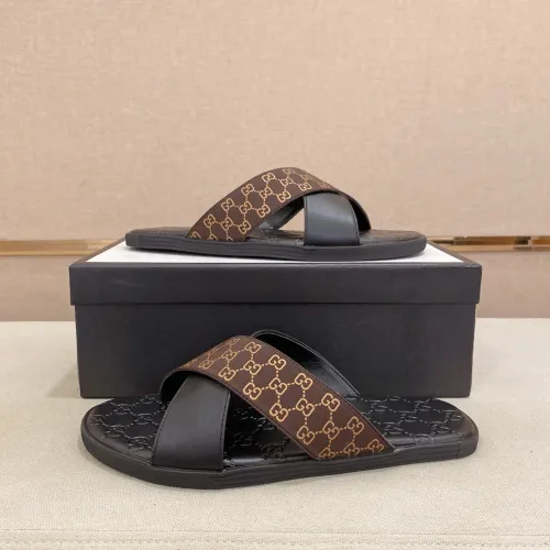 Replica Gucci Slippers For Men #1433337 $48.00 USD for Wholesale