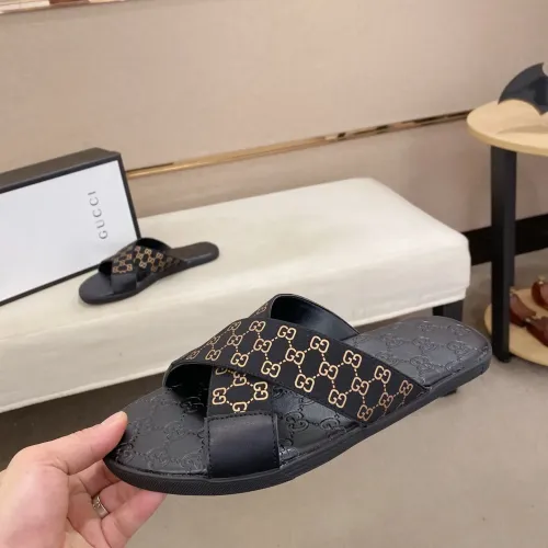 Replica Gucci Slippers For Men #1433349 $48.00 USD for Wholesale
