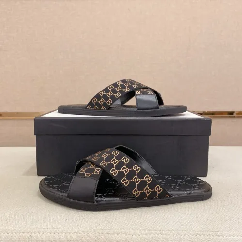 Replica Gucci Slippers For Men #1433349 $48.00 USD for Wholesale