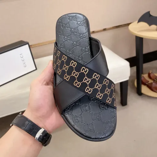 Replica Gucci Slippers For Men #1433350 $48.00 USD for Wholesale