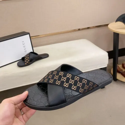 Replica Gucci Slippers For Men #1433350 $48.00 USD for Wholesale