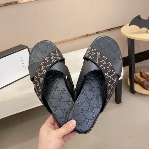 Replica Gucci Slippers For Men #1433350 $48.00 USD for Wholesale
