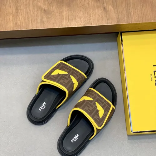 Replica Fendi Slippers For Men #1433354 $60.00 USD for Wholesale