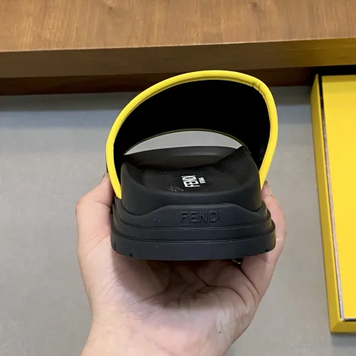 Replica Fendi Slippers For Men #1433357 $60.00 USD for Wholesale