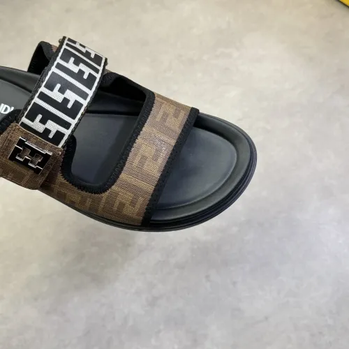 Replica Fendi Slippers For Men #1433366 $60.00 USD for Wholesale