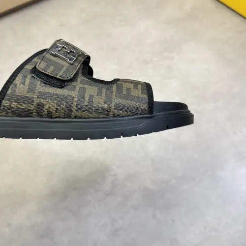 Replica Fendi Slippers For Men #1433367 $60.00 USD for Wholesale