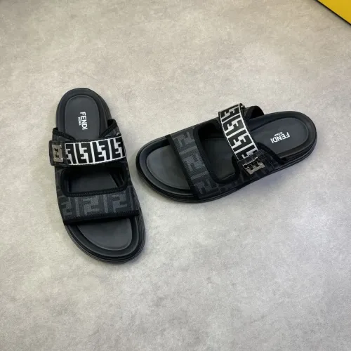 Cheap Fendi Slippers For Men #1433368, $$60.00 USD On Fendi Slippers