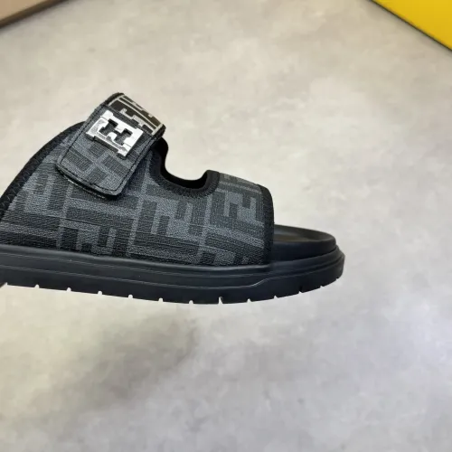 Replica Fendi Slippers For Men #1433368 $60.00 USD for Wholesale