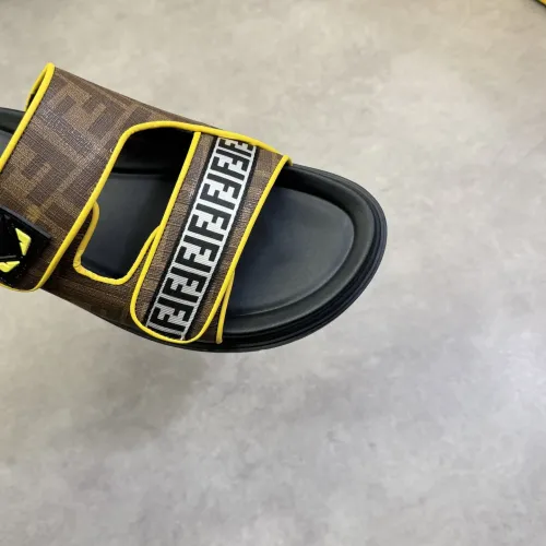 Replica Fendi Slippers For Men #1433369 $60.00 USD for Wholesale