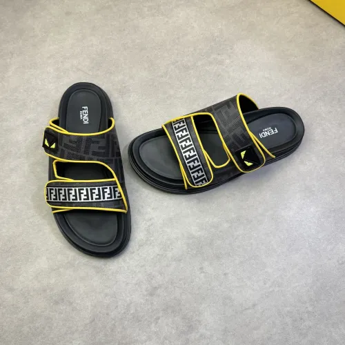 Cheap Fendi Slippers For Men #1433371, $$60.00 USD On Fendi Slippers