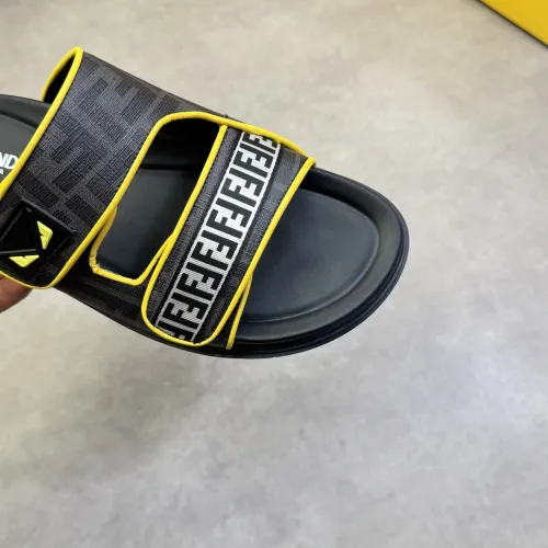Replica Fendi Slippers For Men #1433371 $60.00 USD for Wholesale